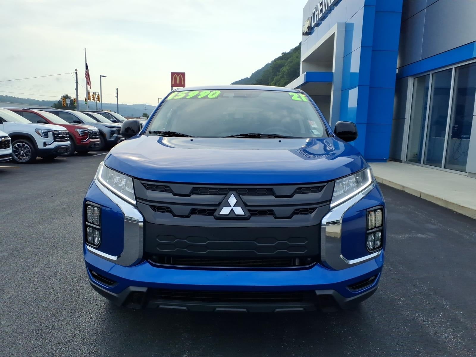 Used 2021 Mitsubishi Outlander Sport LE with VIN JA4ARUAU9MU004611 for sale in Huntingdon, PA